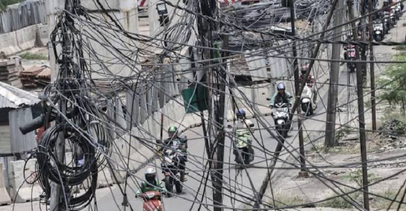 Semrawut dan Berbahaya, DPRD Dorong Penataan Kabel Modern di Samarinda
