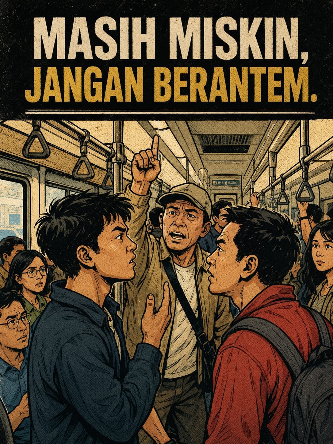 “Masih Miskin, Jangan Berantem!” Kalimat Penumpang Ini Bikin Gerbong Auto Diam