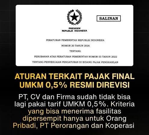 Aturan Baru Pajak UMKM Tuai Sorotan, Risiko Tax Cliff Effect Mengintai