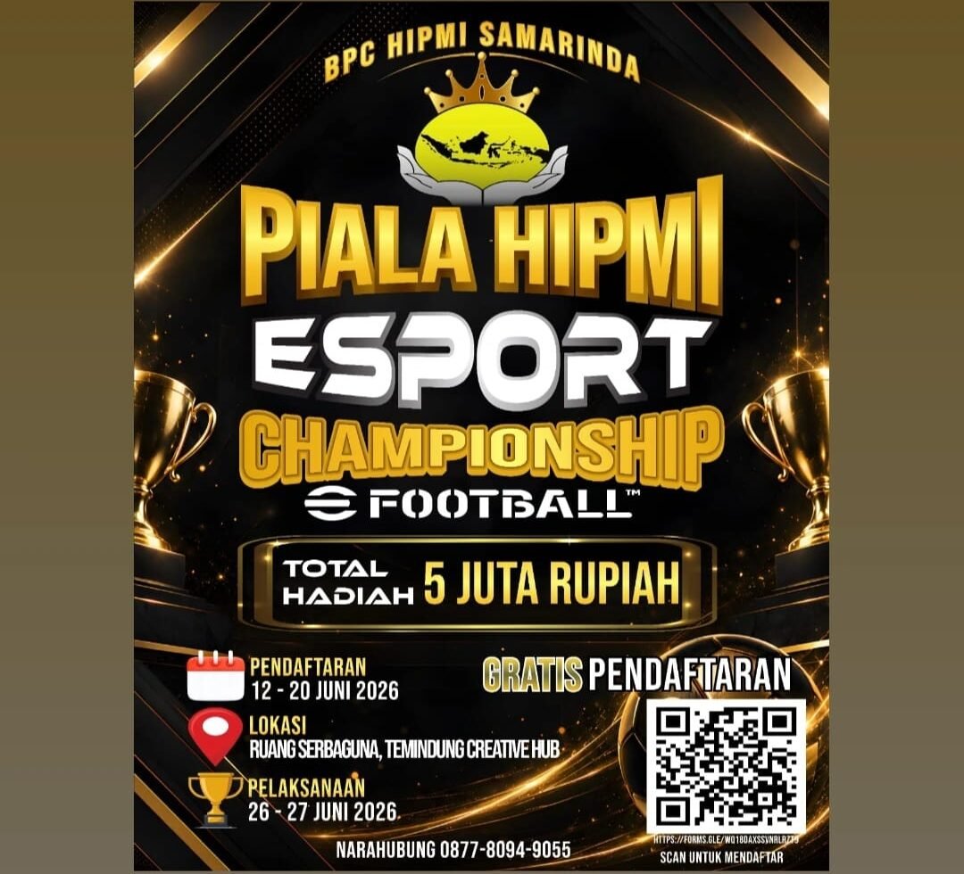 HIPMI Samarinda Gelar Turnamen eFootball Mobile, Hadiah Jutaan Rupiah