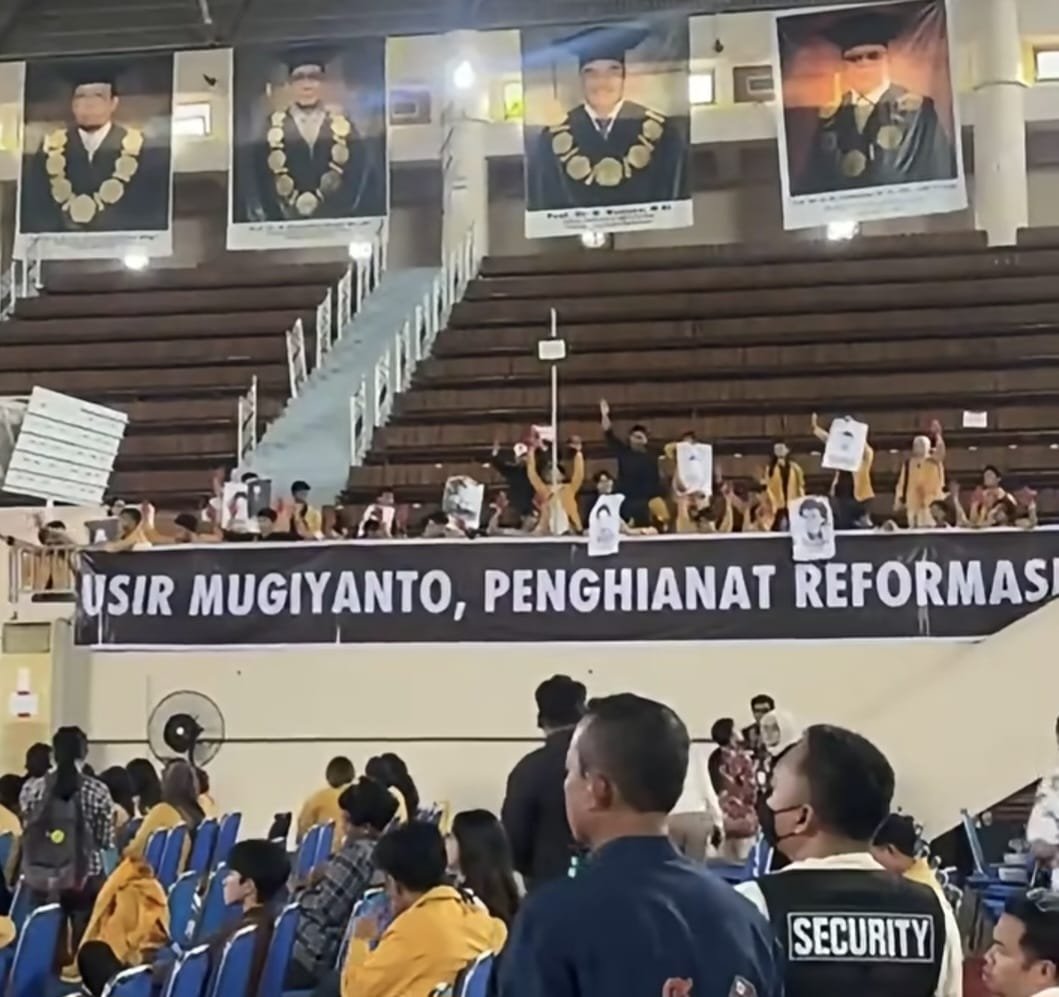 BEM KM Unmul Protes Kehadiran Wamenham Mugiyanto, Sebut Pengkhianat Reformasi