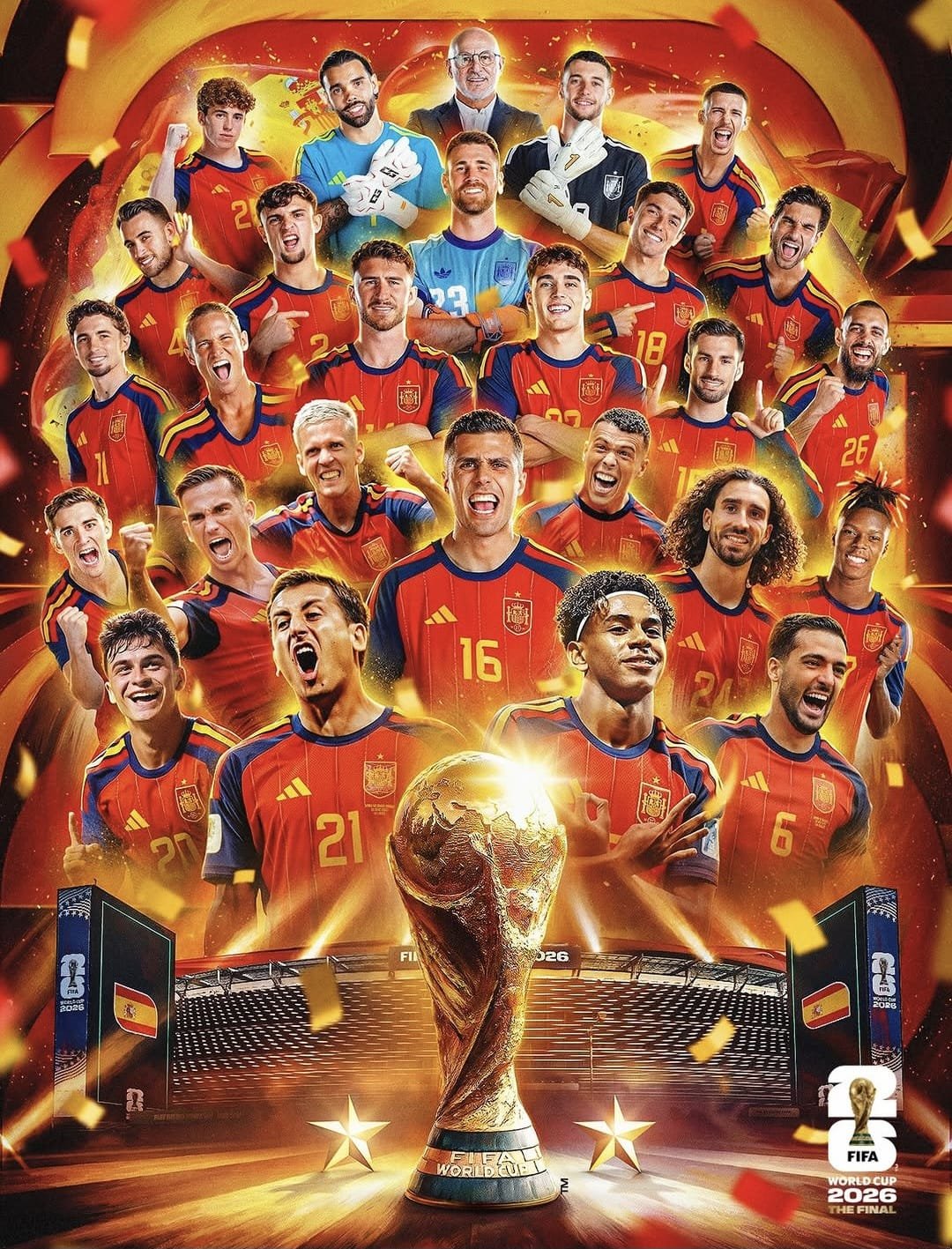 Drama 120 Menit! Spanyol Resmi Juara Piala Dunia, Argentina Gagal Back to Back