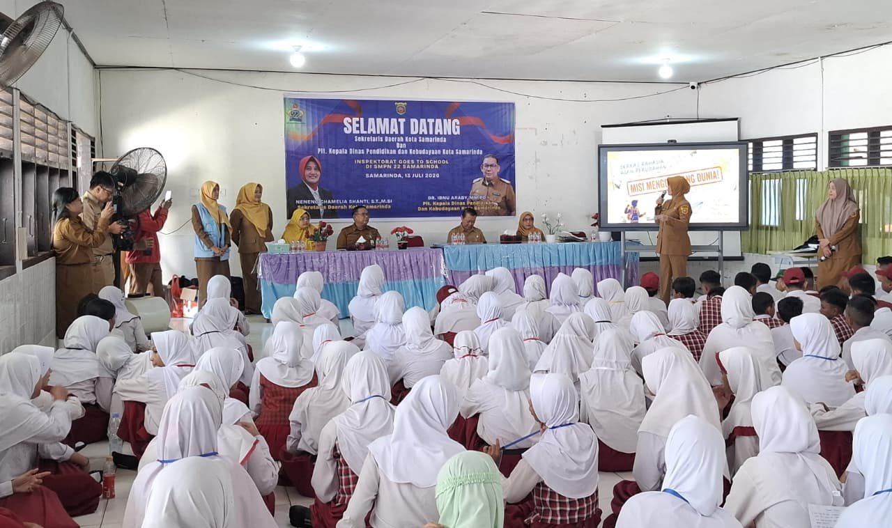Goes to School Diawali di SMPN 22 Samarinda, Pemkot Tanamkan Nilai Antikorupsi Sejak MPLS