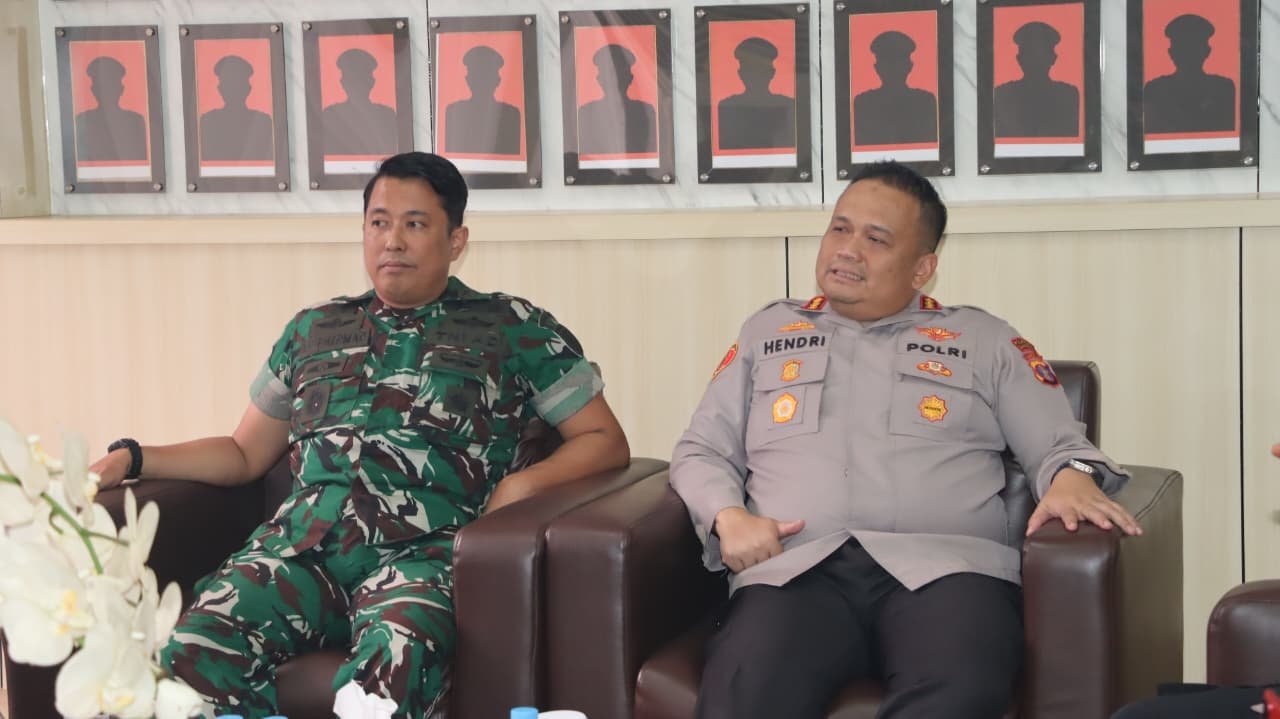Kapolresta Samarinda Kunjungi Makodim 0901, Perkuat Soliditas TNI-Polri