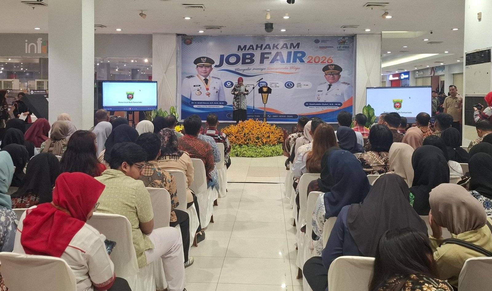 Disnaker Samarinda Buka 764 Lowongan Kerja Lewat Mahakam Job Fair 2026