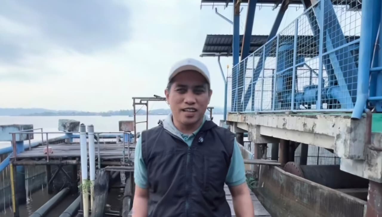 Perumda Tirta Kencana Pantau Kadar Klorida Sungai Mahakam, Produksi Air Minum Samarinda Masih Aman
