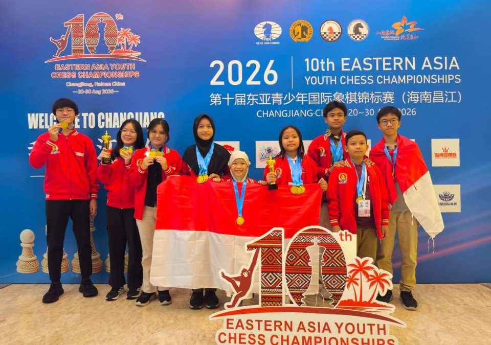 Raih Emas dan Perak, Cherisha Jadi Bukti Talenta Catur Kaltim Mampu Bersaing di Level Asia