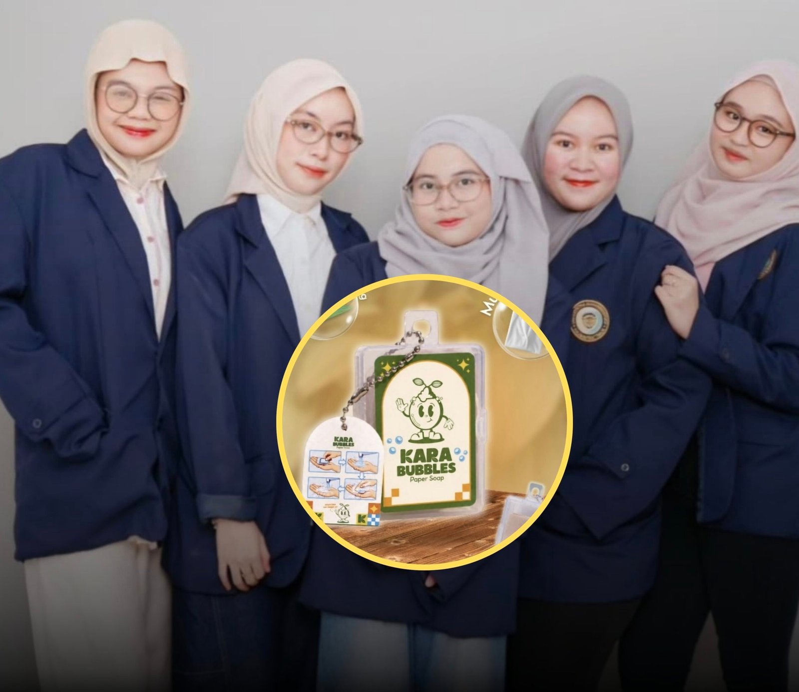 Mahasiswa UMKT Inovasikan Daun Karamunting Jadi Sabun Kertas Antibakteri