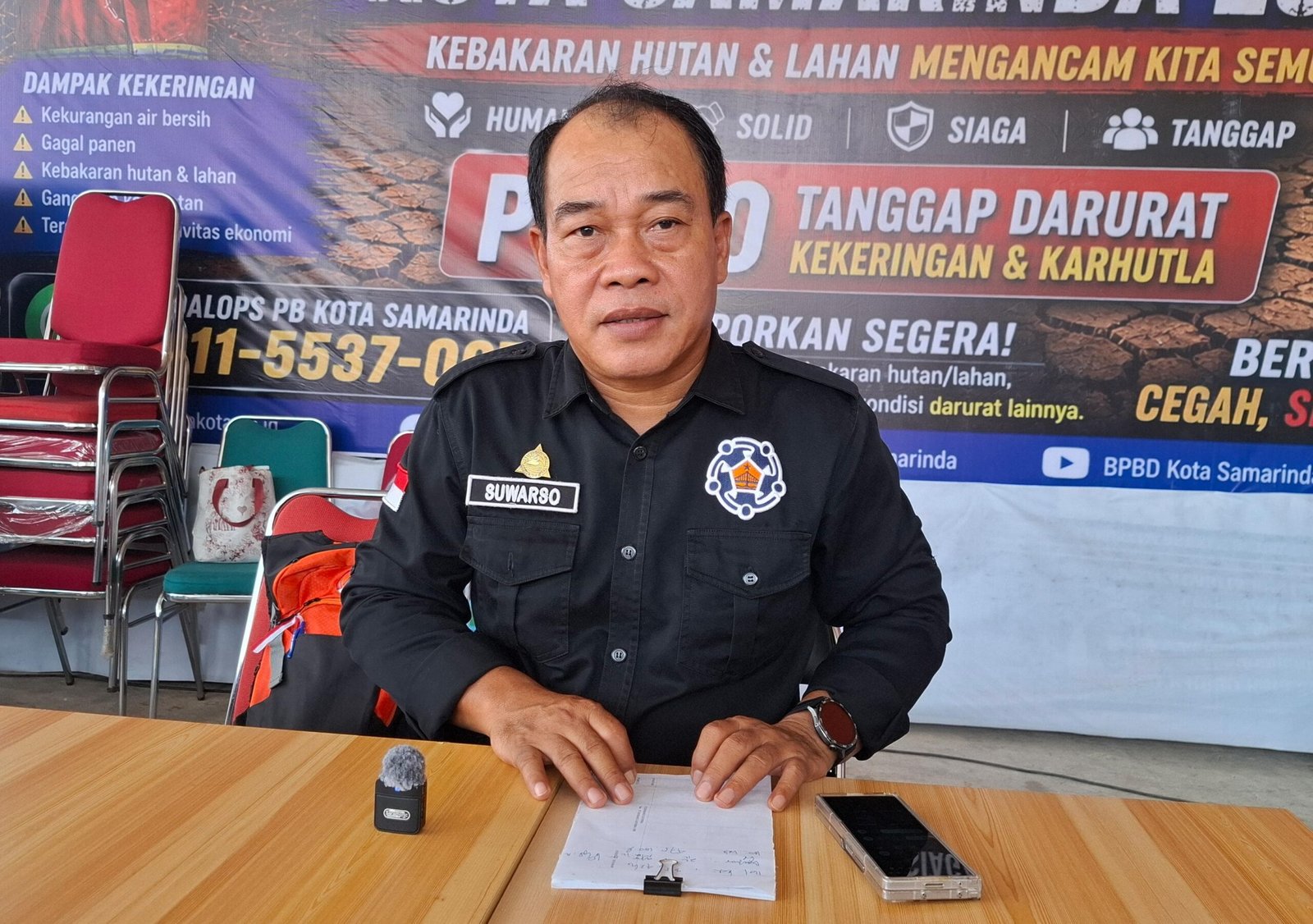 BPBD Catat 161 Karhutla di Samarinda, 315 Hektare Lahan Terbakar hingga September 2026
