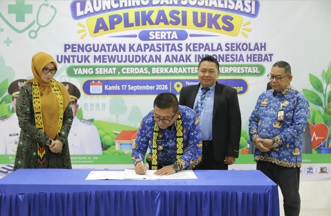 Saefuddin Dorong Sekolah Perkuat UKS/M di Tengah Kabut Asap