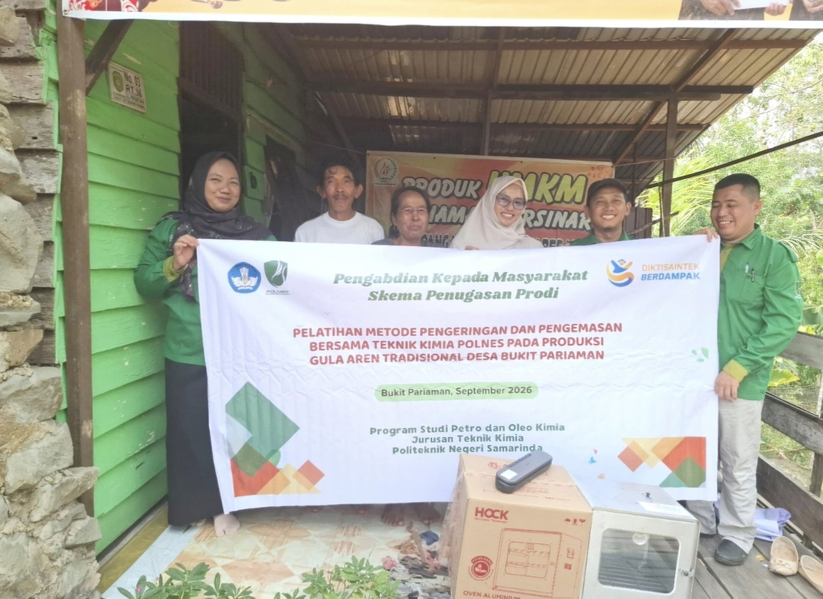 Teknik Kimia POLNES Dampingi Pengrajin Gula Aren Tingkatkan Nilai Jual Produk